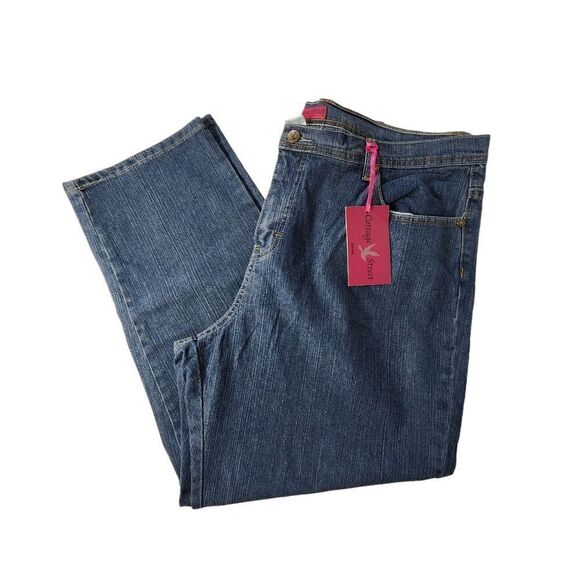 Cottage Street Classic Fit Tapered Leg Denim Jeans Plus size 20 - Picture 6 of 7